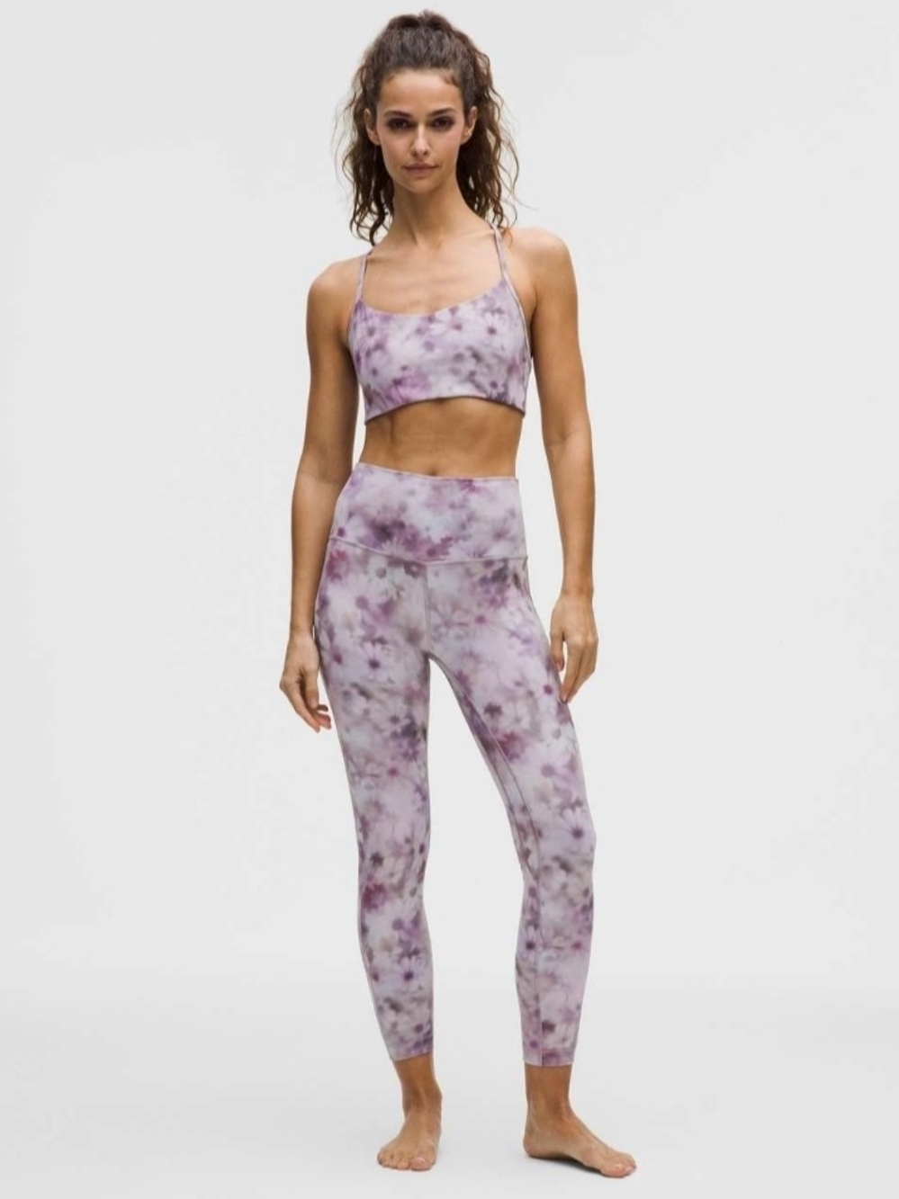 Lululemon Align High-Rise Pant 25" Meadow Haze Pink Multi size 8